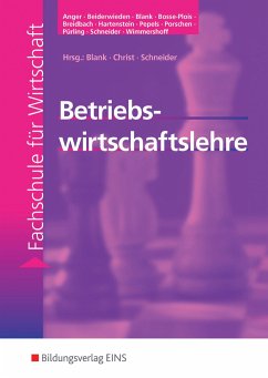 Betriebswirtschaftslehre. Lehr-/ Fachbuch