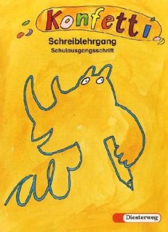 Cover Schreiblehrgang, Schulausgangsschrift / Konfetti