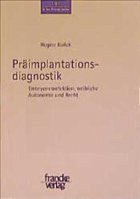 Cover Präimplantationsdiagnostik