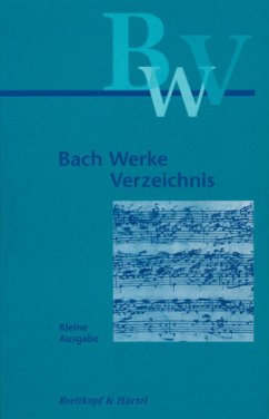 Bach-Werke-Verzeichnis, kleine Ausgabe - Bach Werkverzeichnis. Kleine Ausgabe