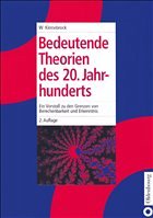 Bedeutende Theorien des 20. Jahrhunderts - Kinnebrock, Werner