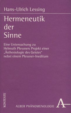 Hermeneutik der Sinne - Lessing, Hans-Ulrich