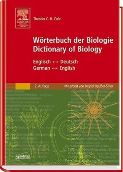 Wörterbuch der Biologie / Dictionary of Biology - Cole, Theodor C. H.