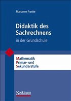 Didaktik des Sachrechnens in der Grundschule - Franke, Marianne