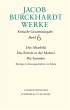 Jacob Burckhardt Werke Bd. 6: Das... - Bild 1