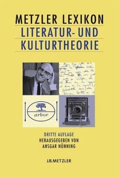 Metzler Lexikon Literatur- und Kulturtheorie - Nünning, Ansgar (Hrsg.)