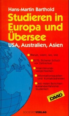 Studieren in Europa und Übersee - Barthold, Hans-Martin