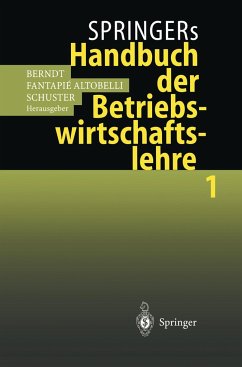 Springers Handbuch der Betriebswirtschaftslehre 1 - Berndt