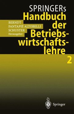 Springers Handbuch der Betriebswirtschaftslehre 2 - Berndt