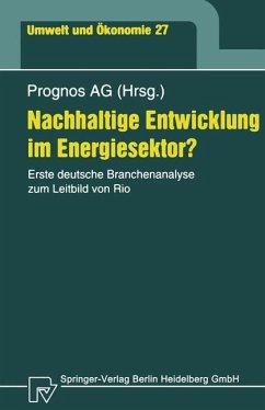 Nachhaltige Entwicklung im Energiesektor? - Hofer, Peter; Scheelhaase, Janina; Wolff, Heimfried