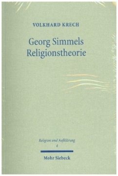 Georg Simmels Religionstheorie - Krech, Volkhard