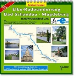 Cover Doktor Barthel Radwanderatlas Elbe-Radwanderweg Bad Schandau-Magdeburg