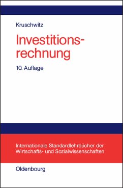 Investitionsrechnung - Kruschwitz, Lutz