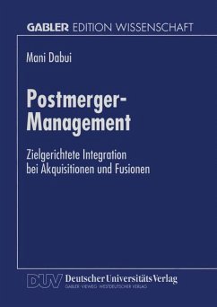 Postmerger-Management - Dabui, Mani