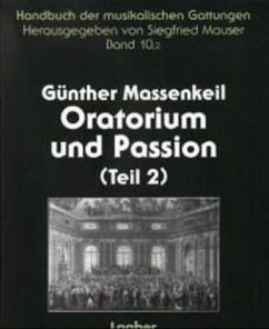 Cover Oratorium und Passion / Handbuch der musikalischen Gattungen Bd.10, Tl.2