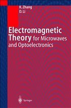 Cover Electromagnetic Theory for Microwaves and Optoelectronics