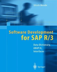 Software Development for SAP R/3® - Mende, Ulrich