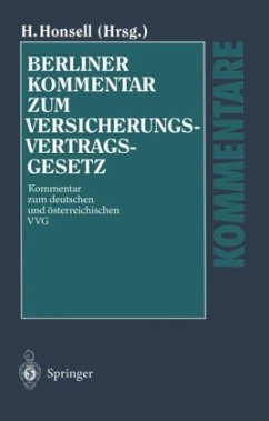 Cover Berliner Kommentar zum Versicherungsvertragsgesetz (VVG)