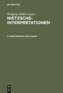 Über Freiheit und Chaos - Müller-Lauter, Wolfgang