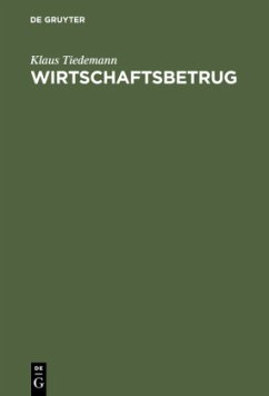 Wirtschaftsbetrug - Tiedemann, Klaus