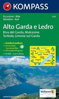 Kompass Karte Alto Garda e Ledro