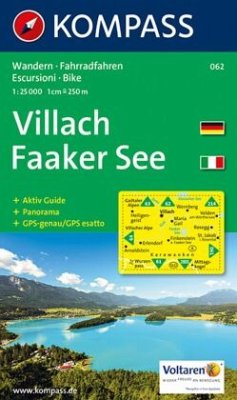 Cover KOMPASS Wanderkarte 062 Villach, Faaker See