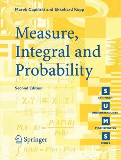 Measure, Integral and Probability - Capinski, Marek;Kopp, Peter E.