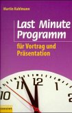 Last Minute Programm für Vortrag und Präsentation