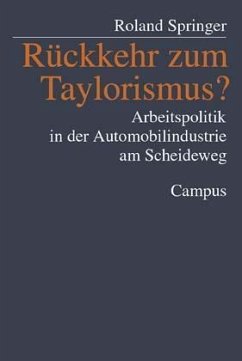 Cover Rückkehr zum Taylorismus?