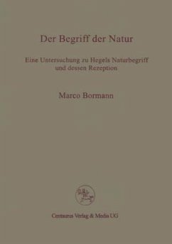Der Begriff der Natur - Bormann, Marco