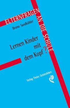 Cover Lernen Kinder mit dem Kopf?