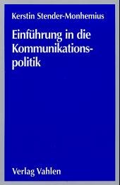 Cover Einführung in die Kommunikationspolitik