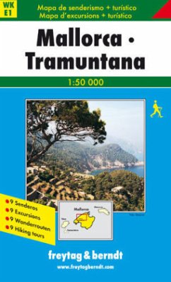 Freytag & Berndt Wander-, Rad- und Freizeitkarte Mallorca Tramuntana. Mallorca Tramontana