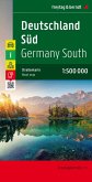 Freytag & Berndt Autokarte Deutschland Süd; Southern Germany; Allemagne du Sud; Germania meridionale