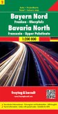 Freytag & Berndt Autokarte Bayern Nord, Mitte. Baviera Norte, Centro. Beieren Noord, Midden; Bavaria North, Middle; Bavière du Nord, Centre; Baviera Settentrionale, Centrale. Baviera Norte, Centro. Beieren Noord, Midden; Bavaria North, Middle; Bavière du Nord, Centre; Baviera Settentrionale, Centrale