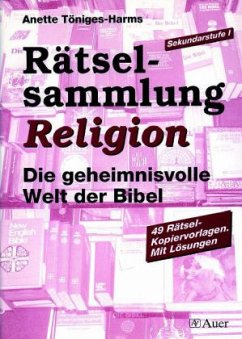 Rätselsammlung Religion - Töniges-Harms, Anette
