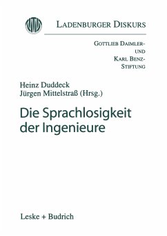 Die Sprachlosigkeit der Ingenieure - Duddeck, Heinz / Mittelstraß, Jürgen (Hgg.)