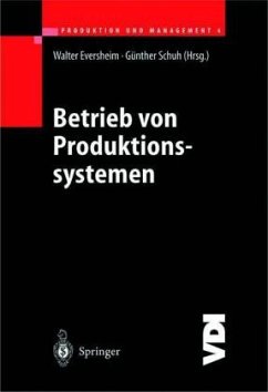 Cover Betrieb von Produktionssystemen / Produktion und Management Bd.4
