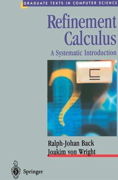 Refinement Calculus - Back, Ralph-Johan; Wright, Joakim von