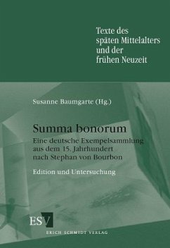 Summa bonorum - Baumgarte, Susanne (Hrsg.)