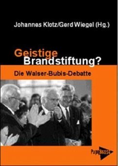 Geistige Brandstiftung? - Wiegel, Gerd und Johannes Klotz