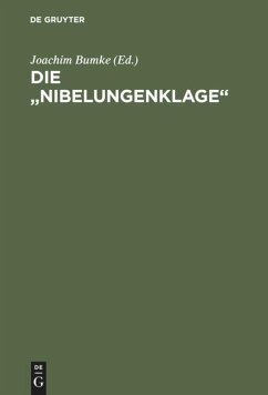 Die ¿Nibelungenklage¿ - Bumke, Joachim (Hrsg.)