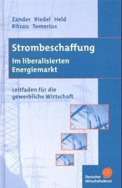 Strombeschaffung im liberalisierten Energiemarkt - Zander, Wolfgang / Riedel, Martin / Held, Christian / Ritzau, Michael / Tomerius, Carolyn