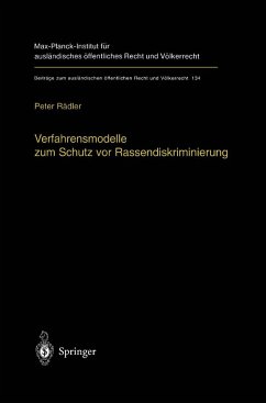 Verfahrensmodelle zum Schutz vor Rassendiskriminierung - Rädler, Peter