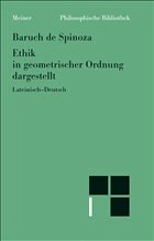 Sämtliche Werke. Band 2: Ethik in geometrischer Ordnung dargestellt - Spinoza, Baruch de