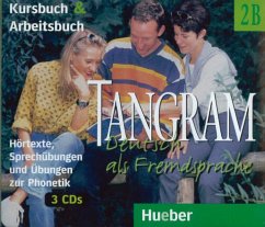 3 Audio-CDs zum Kursbuch und Arbeitsbuch / Tangram, 4 Bde. Bd.2B