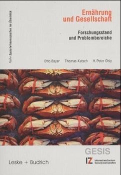 Ernährung und Gesellschaft, m. CD-ROM - Bayer, Otto; Kutsch, Thomas; Ohly, Peter H.