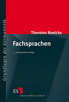 Fachsprachen - Roelcke, Thorsten