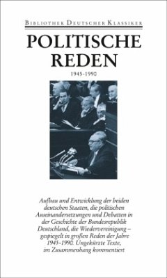 Politische Reden / Bibliothek der Geschichte und Politik Zusatzband, Tl.4