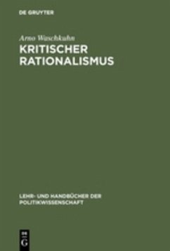 Kritischer Rationalismus - Waschkuhn, Arno